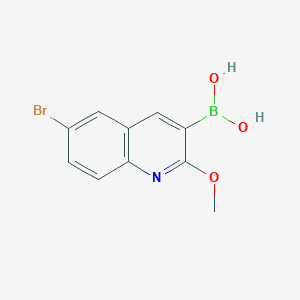 molecular formula C10H9BBrNO3 B6301171 (6-Bromo-2-methoxyquinolin-3-yl)boronic acid CAS No. 2131782-57-3