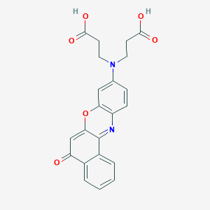 molecular formula C22H18N2O6 B6301181 Fluorescence marker NR 1 CAS No. 2622208-36-8