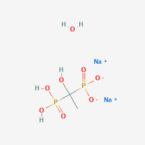 molecular formula C2H8Na2O8P2 B6301184 Disodium etidronate hydrate, 98% CAS No. 656253-47-3