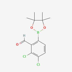 molecular formula C13H15BCl2O3 B6301224 3,4-Dichloro-2-formylphenylboronic acid pinacol ester CAS No. 2121514-14-3