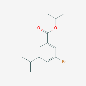 molecular formula C13H17BrO2 B6301250 Propan-2-yl 3-bromo-5-isopropylbenzoate CAS No. 2121515-29-3