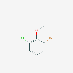 molecular formula C8H8BrClO B6301289 1-Bromo-3-chloro-2-ethoxy-benzene CAS No. 1010390-50-7