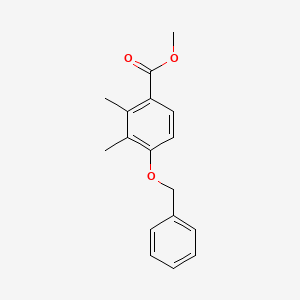 molecular formula C17H18O3 B6301299 4-苄氧基-2,3-二甲基苯甲酸甲酯 CAS No. 2121514-64-3