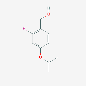 [2-Fluoro-4-(propan-2-yloxy)phenyl]methanol