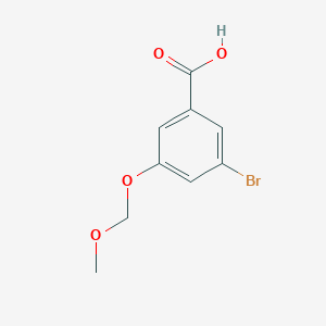 molecular formula C9H9BrO4 B6301341 5-Bromo-3-(methoxymethoxy)benzoic acid CAS No. 2244107-75-1