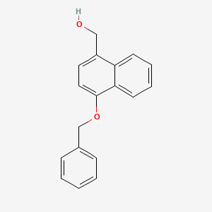 molecular formula C18H16O2 B6301380 4-(Phenylmethoxy)-1-naphthalenemethanol CAS No. 861092-57-1