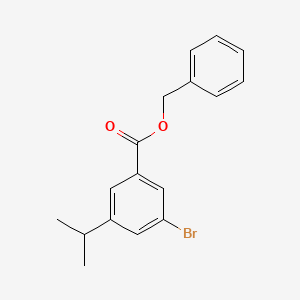 molecular formula C17H17BrO2 B6301404 Benzyl 3-bromo-5-isopropylbenzoate CAS No. 2121514-84-7