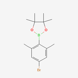 molecular formula C14H20BBrO2 B6301464 4-Bromo-2,6-dimethylphenylboronic acid pinacol ester CAS No. 2121511-79-1