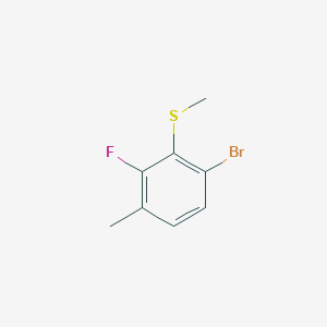 molecular formula C8H8BrFS B6301506 1-溴-3-氟-4-甲基-2-(甲硫基)苯 CAS No. 2121513-16-2
