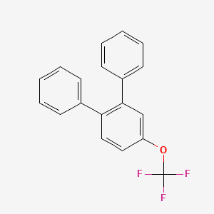 molecular formula C19H13F3O B6301518 3,4-Diphenyl-1-(trifluoromethoxy)benzene CAS No. 2121515-35-1