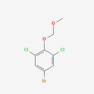 molecular formula C8H7BrCl2O2 B6301533 5-溴-1,3-二氯-2-(甲氧甲氧基)苯 CAS No. 1300743-46-7