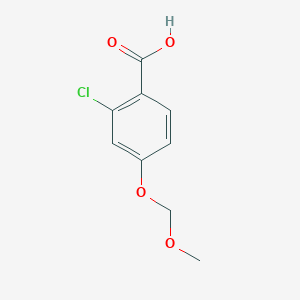 molecular formula C9H9ClO4 B6301539 2-Chloro-4-(methoxymethoxy)-benzoic acid CAS No. 1700623-85-3
