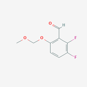 molecular formula C9H8F2O3 B6301553 2,3-Difluoro-6-(methoxymethoxy)benzaldehyde CAS No. 1075701-01-7