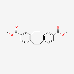 molecular formula C20H20O4 B6301587 Dimethyl 5,6,11,12-tetrahydrodibenzo[a,e][8]annulene-2,9-dicarboxylate CAS No. 96411-82-4