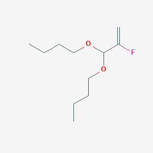 molecular formula C11H21FO2 B6301607 1,1-Di-n-butoxy-2-fluoro-2-propene, 97% CAS No. 66450-75-7