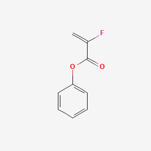 molecular formula C9H7FO2 B6301621 Phenyl 2-fluoroacrylate;  98% CAS No. 46115-40-6