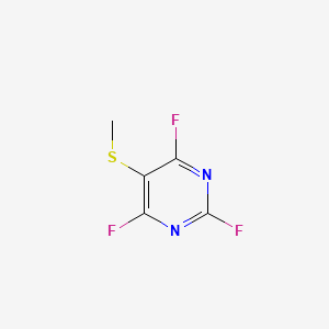 5-(Methylthio)-2,4,6-trifluoropyrimidine