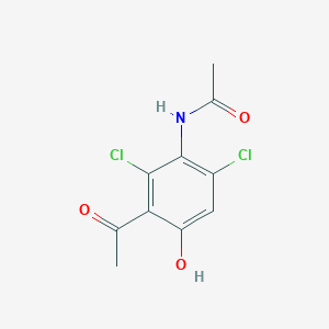3-Acetyl-2,6-dichloro-4-hydroxyacetanilide