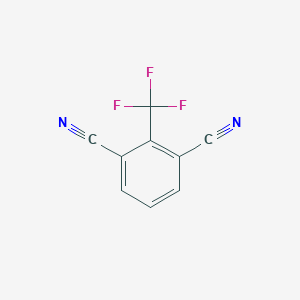 molecular formula C9H3F3N2 B6301972 2-(Trifluoromethyl)isophthalonitrile CAS No. 2301849-77-2
