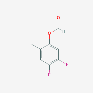 molecular formula C8H6F2O2 B6302034 3,4-Difluoro-6-methyl-phenyl formate CAS No. 2301849-71-6