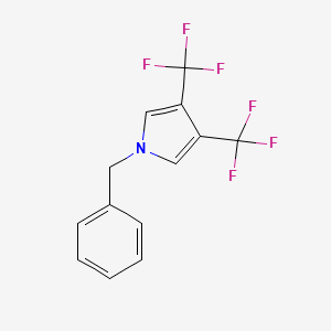 N-Benzyl-3,4-bis(trifluoromethyl)pyrrole, 85%