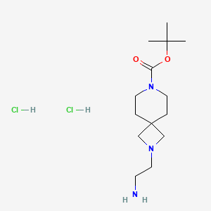 t-Butyl 2-(2-aminoethyl)-2,7-diazaspiro[3.5]nonane-7-carboxylate dihydrochloride