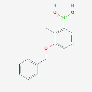 molecular formula C14H15BO3 B6302186 3-(Benzyloxy)-2-methylphenylboronic acid CAS No. 2377609-25-9