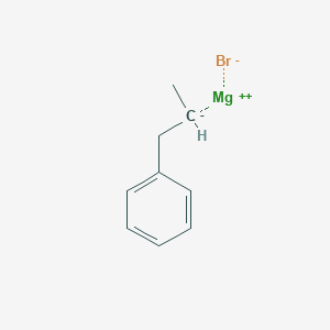 molecular formula C9H11BrMg B6302245 3-Phenyl-2-propylmagnesium bromide, 0.25 M in THF CAS No. 31731-87-0