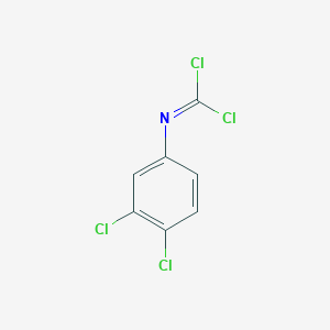 molecular formula C7H3Cl4N B6302277 3,4-Dichlorophenylisocyanide dichloride, 95% CAS No. 16001-40-4