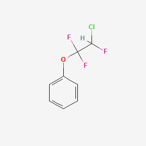 molecular formula C8H6ClF3O B6302318 (2-Chloro-1,1,2-trifluoroethoxy)benzene, 98% CAS No. 456-62-2