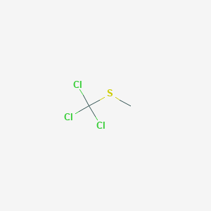 molecular formula C2H3Cl3S B6302337 Trichloromethyl methyl sulfide CAS No. 2976-35-4