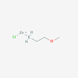 molecular formula C4H9ClOZn B6302357 (3-Methoxypropyl)zinc chloride, 0.50 M in THF CAS No. 169222-40-6