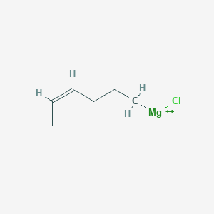 molecular formula C6H11ClMg B6302385 cis-Hex-4-enylmagnesium chloride, 0.50 M in THF CAS No. 288845-49-8