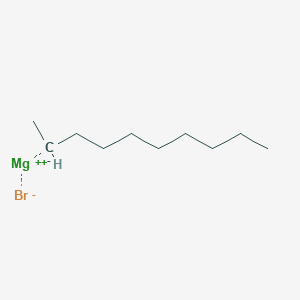 molecular formula C10H21BrMg B6302395 2-Decylmagnesium bromide, 0.25 M in THF CAS No. 151803-80-4
