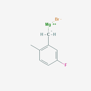 5-Fluoro-2-methylbenzylmagnesium bromide, 0.25 M in THF