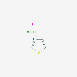 molecular formula C4H3IMgS B063024 Magnesium, iodo-3-thienyl- CAS No. 172035-86-8