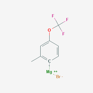 (2-Methyl-4-(trifluoromethoxy)phenyl)magnesium bromide, 0.50 M in THF