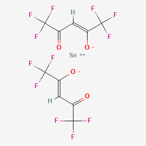 molecular formula C10H2F12O4Sn B6302415 Tin(II) hexafluoroacetylacetonate (99.9%-Sn) CAS No. 112131-28-9