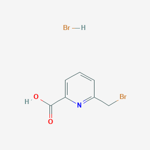 molecular formula C7H7Br2NO2 B6302441 6-Bromomethyl-2-pyridinecarboxylic acid hydrobromide CAS No. 2301850-92-8