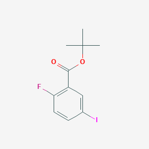 molecular formula C11H12FIO2 B6302442 tert-Butyl 2-fluoro-5-iodobenzoate CAS No. 1382948-48-2