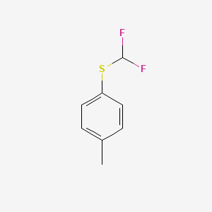 molecular formula C8H8F2S B6302503 4-(Difluoromethylthio)toluene CAS No. 3447-50-5