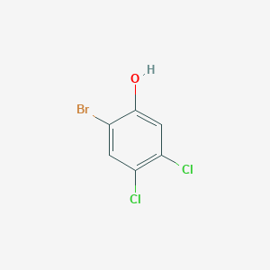 molecular formula C6H3BrCl2O B6302548 2-Bromo-4,5-dichlorophenol, 95% CAS No. 2316-56-5