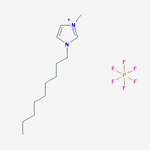 molecular formula C13H25F6N2P B6302562 1-Methyl-3-nonylimidazolium hexafluorophosphate, 99% CAS No. 343952-29-4