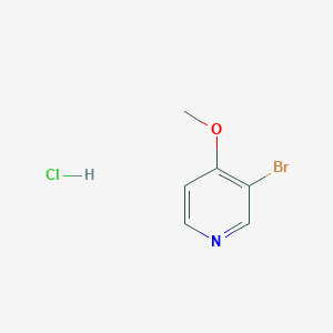 molecular formula C6H7BrClNO B6302577 3-Bromo-4-methoxy-pyridine hydrochloride, 95% CAS No. 1881290-50-1