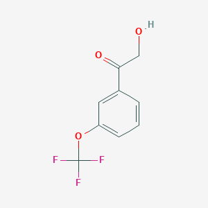molecular formula C9H7F3O3 B6302582 2-Hydroxy-3'-(trifluoromethoxy)acetophenone CAS No. 1824284-50-5