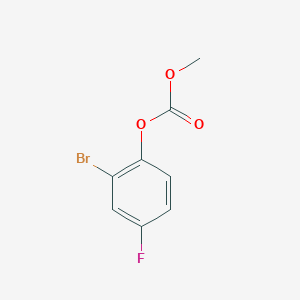 2-Bromo-4-fluorophenyl carbonic acid methyl ester
