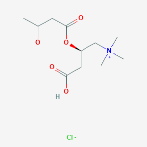 molecular formula C11H20ClNO5 B6302602 Acetoacetyl-L-carnitine chloride CAS No. 33758-12-2