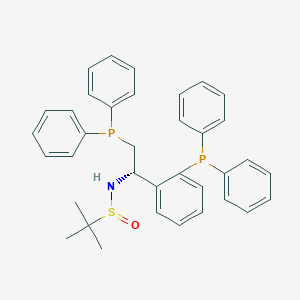 [S(R)]-N-[(1S)-2-(diphenylphosphino)-1-[2-(diphenylphosphino)phenyl]ethyl]-2-methyl-2-propanesulfinamide, 95%