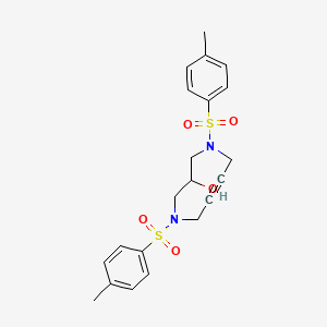 molecular formula C21H24N2O5S2 B6302630 DACN(Tos2,6-OH) CAS No. 2109751-74-6