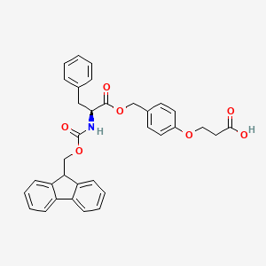 molecular formula C34H31NO7 B6302664 Fmoc-L-Phe-MPPA CAS No. 864876-92-6